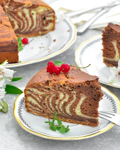 Kalorienschätzung für Zebrakuchen